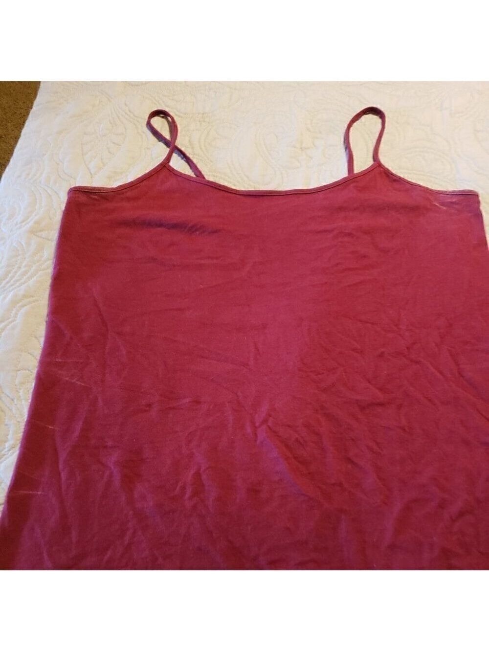 No Boundaries Spaghetti strap in maroon -Size XXL - Picture 1 of 6